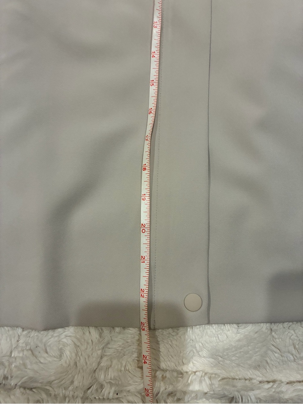 Athleta Endless Light Cream Bomber Jacket size Large - Picture 9 of 9
